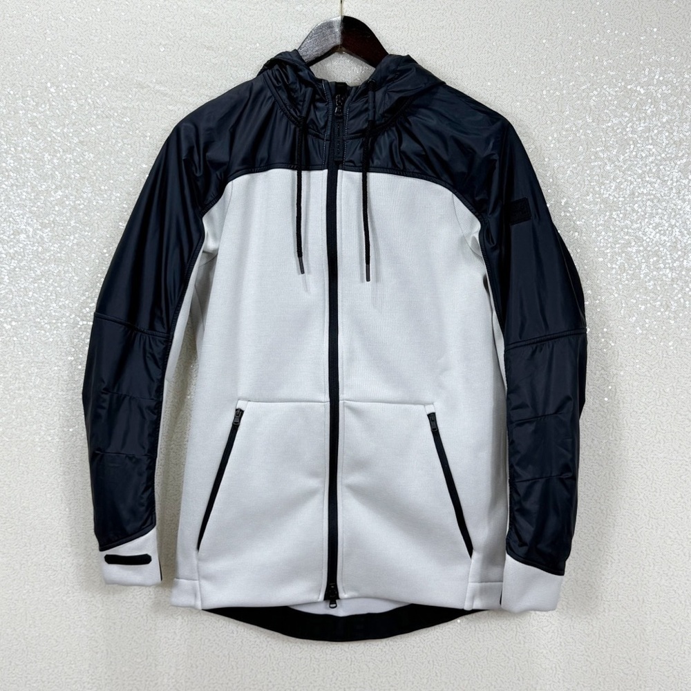Under Armour The Swacket Hooded Full-Zip Jacket Small Gray Black